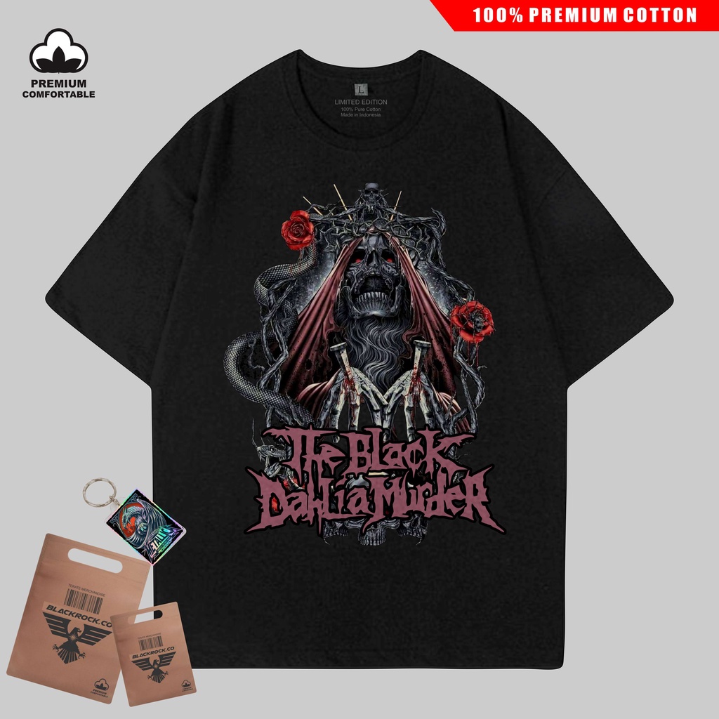 Bdm Devil 's Latest Band T-Shirt Rock Metal Band T-Shirt Slipknot Nirvana The Beatles The Black dahlia Murder Premium