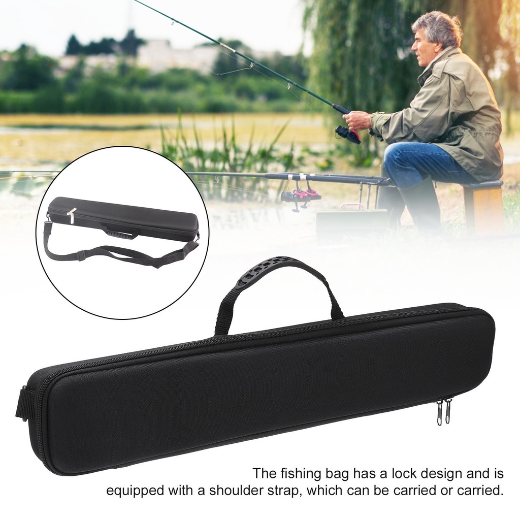 Sn4 Hard Shell Fishing Rod Bag, กระเป ๋ าเบ ็ ดตกปลาพร ้ อมสายสะพายสําหรับเครื ่ องมือตกปลา
