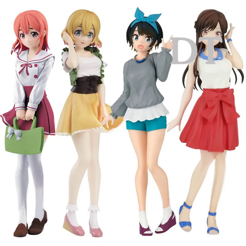 DT 18cm Rent A Girlfriend Chizuru Mizuhara Anime Figure Ruka Sarashina/Sakurasawa Sumi Action Figure Collection Model Do