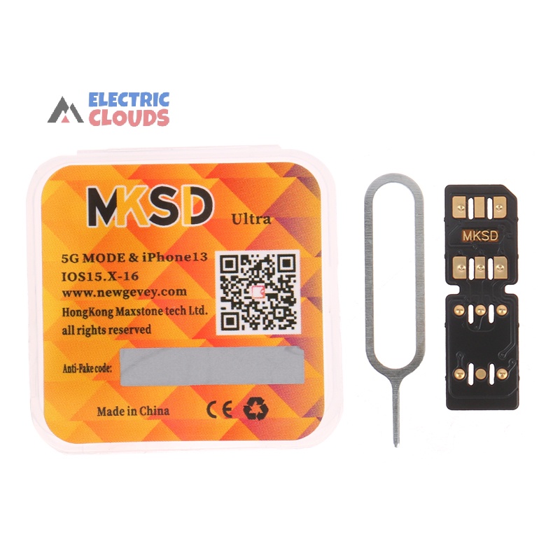 【ก้อนเมฆไฟฟ้า】ซิมการ์ด Mksd Ultra 5G สําหรับโทรศัพท์ 6 7 8 X XS XR XSMAX 11 12 13 PM IOS 15.0 IOS 16.0 IOS 15.7
