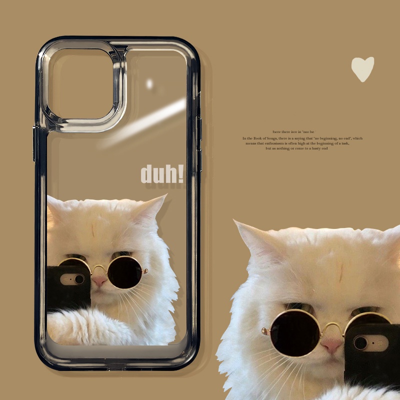 ใช้ได้กับ: Vivo ซิลิโคนเคสโทรศัพท์อะคริลิคพิมพ์ด้วยใบหน้าแมวสีขาว เคสโทรศัพท์มือถือแบบนิ่ม TPU ใส สําหรับ Vivo Y21 Y20 Y17 Y15A Y16 Y1s Vivo Y22 Y51 2020 95 Y19 Y50 V23e Y02 V25 Y35 V20 V25 Pro