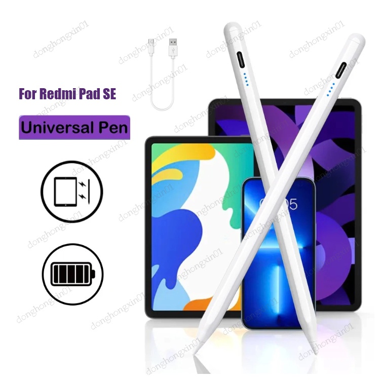 ปากกาสไตลัสแท็บเล็ต แบบแม่เหล็กดูด สําหรับ Xiaomi Redmi Pad SE 10.61 2022 Mi Pad 5 5 Pro 11 นิ้ว MiPad 6 Pro 5 Pro 12.4 Mi Pad 4 Plus MiPad 3 2 1