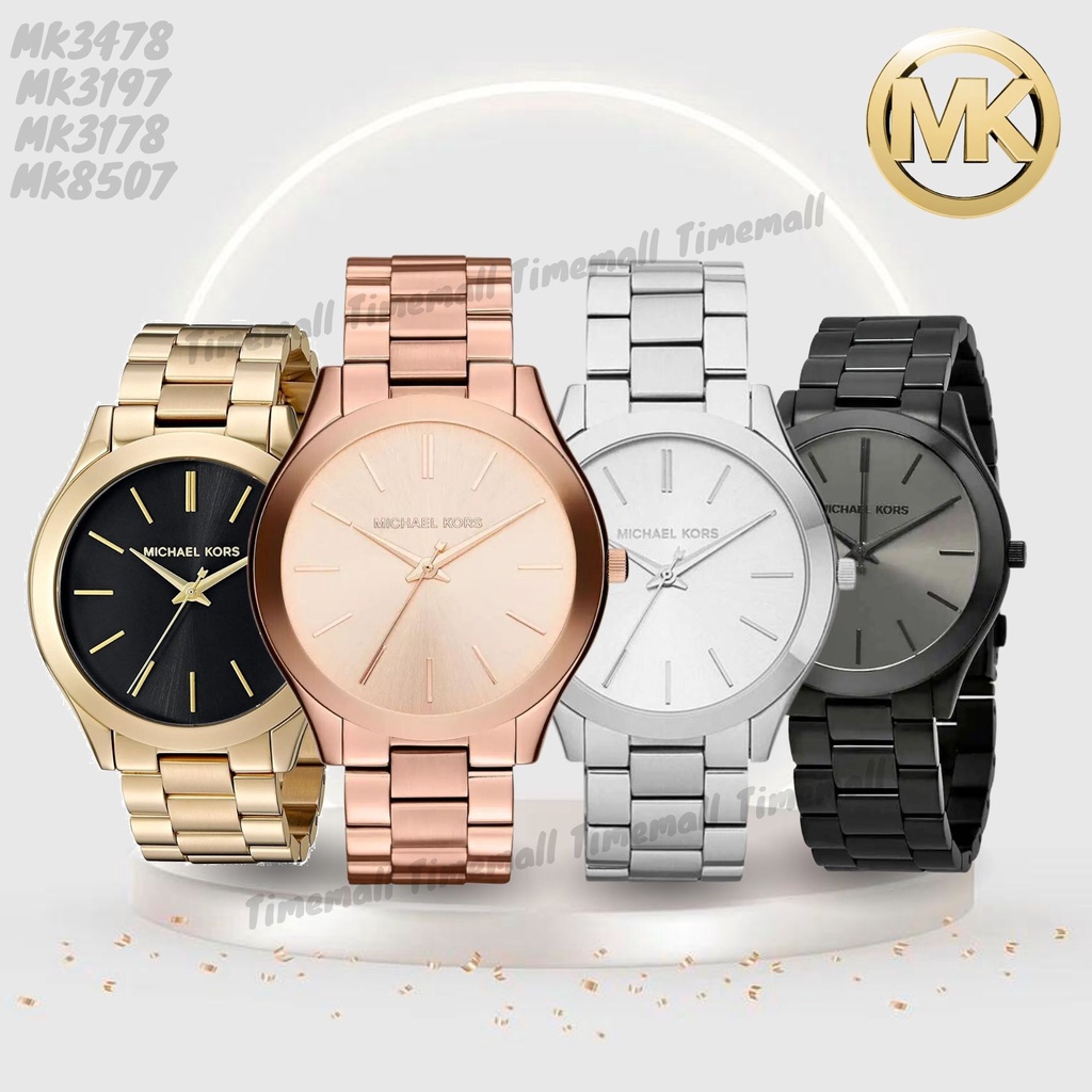 TIME MALL นาฬิกา Michael Kors OWM175 นาฬิกาข้อมือผู้หญิง นาฬิกาผู้ชาย แบรนด์เนม  Brandname MK Watch รุ่น MK3181