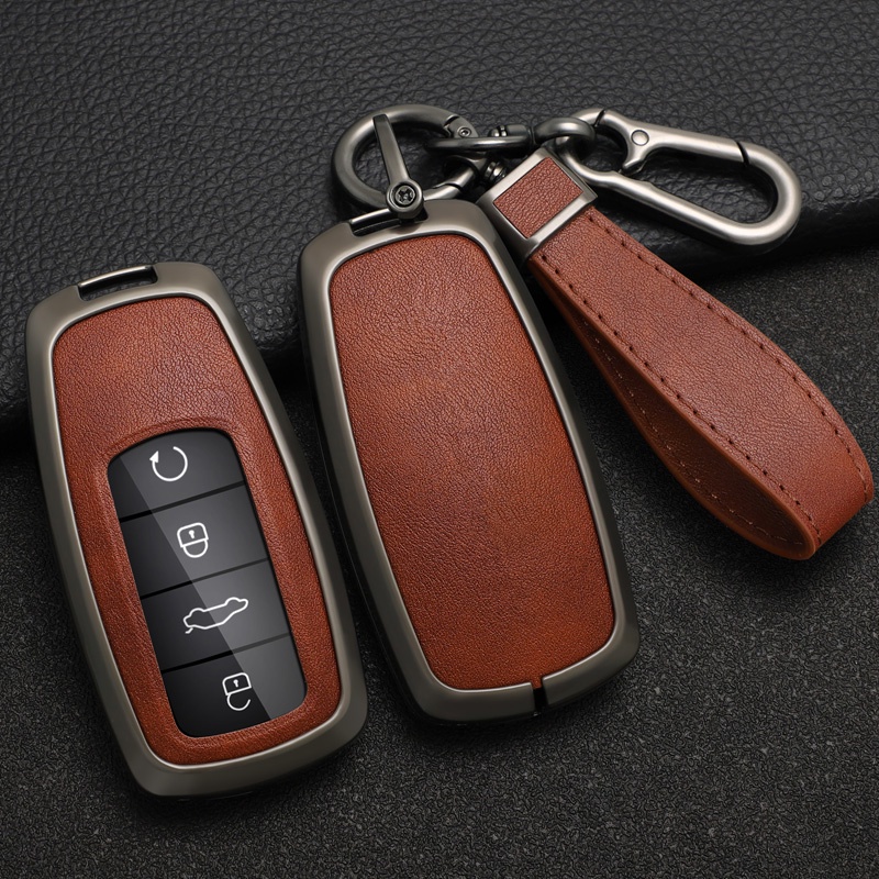 เคสรีโมตกุญแจรถยนต์ โลหะผสม สําหรับ Chery Omoda 5 Tiggo 8 Pro Tiggo 8plus New 5 Plus 7pro