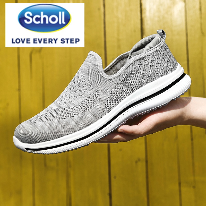 Scholl รองเท้ากีฬา รองเท้าผ้าใบ สลิปออน ส้นแบน สไตล์เกาหลี สําหรับผู้ชาย ไซซ์ 45 46 47 48 ราคา ถูกที่สุด ดีลบีเคเค แกลเลอรีภาพที่ 4
