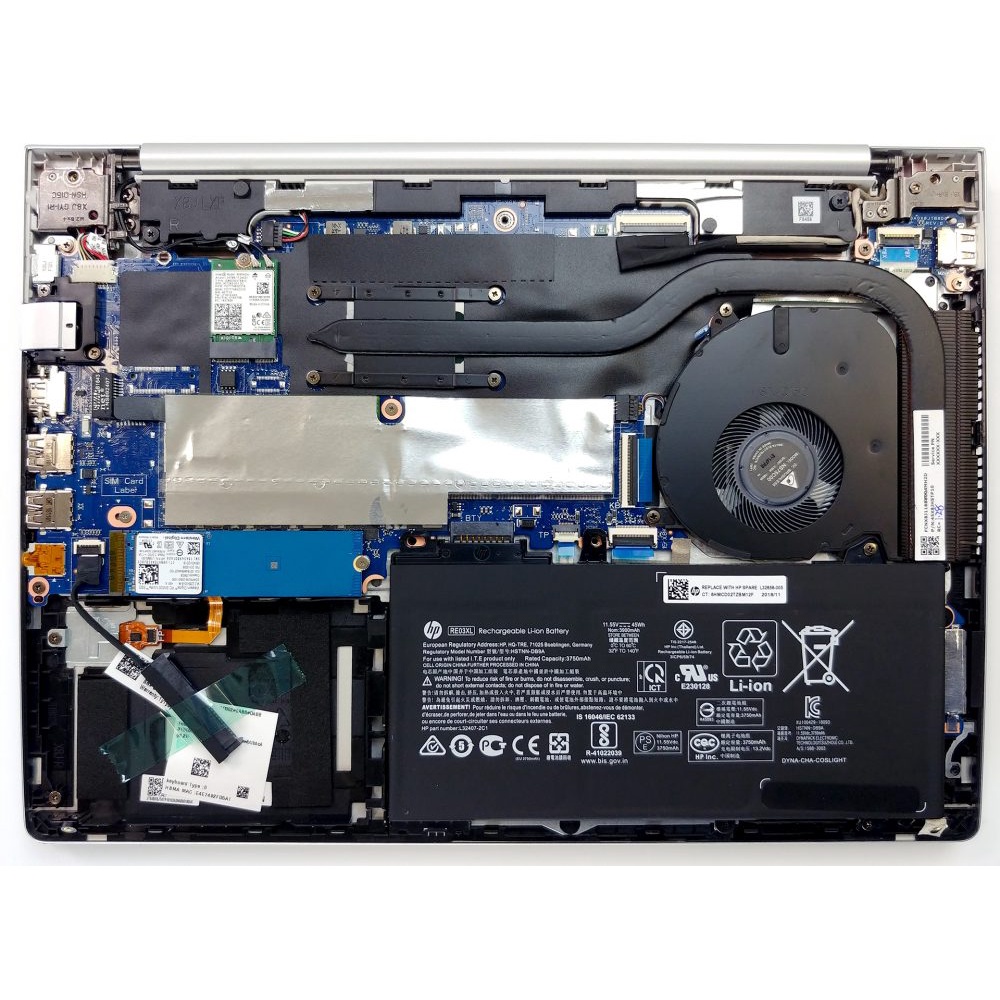 พัดลมระบายความร้อนแล็ปท็อป โน๊ตบุ๊ค HP ProBook 440 G6, 445-G6, 440-G7, 445-G7 Laptop Cooling Fan