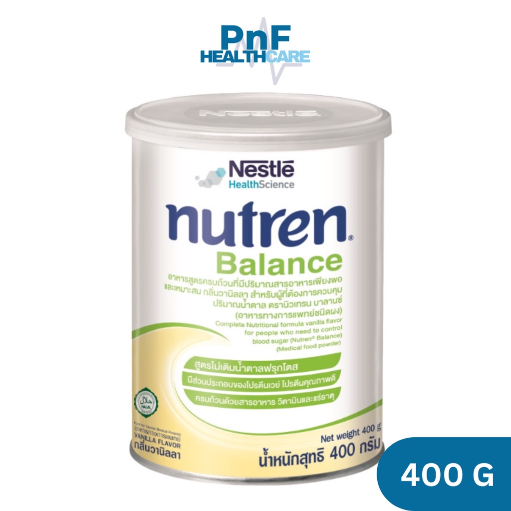 Nutren Balance 400 G. - อาหารเสริมทางการแพทย์ มีเวย์โปรตีน