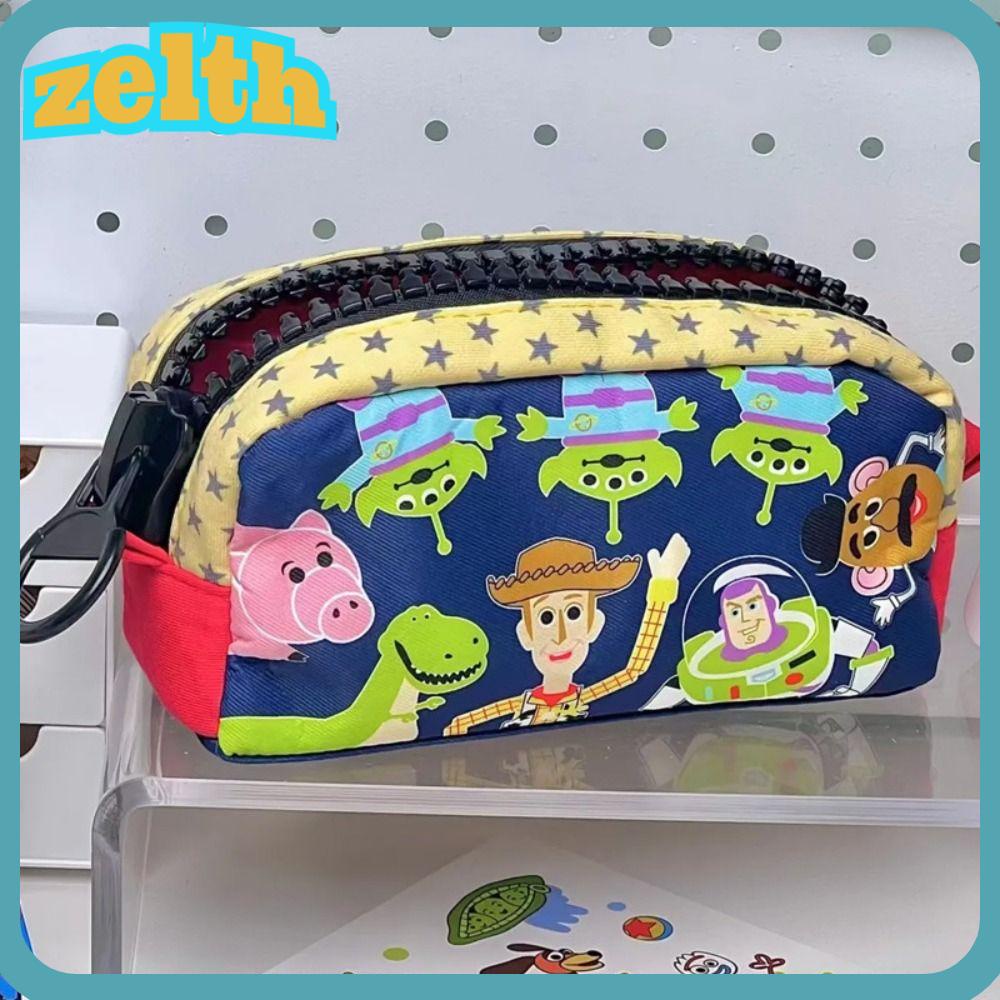 Zelth กระเป๋าใส่ปากกา ดินสอ ลายการ์ตูน Toy Story ความจุขนาดใหญ่ สร้างสรรค์ อเนกประสงค์ สําหรับนักเรียน ของขวัญ