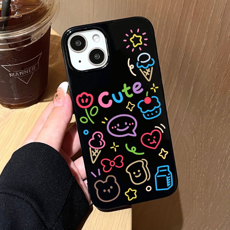 เคสโทรศัพท์ For iPhone 11 15 Pro Max 14 12 13 Pro Max 6 8 7 Plus XS Max XR เคสซิลิโคนป้องกันโทรศัพท์มือถือตก Soft Case