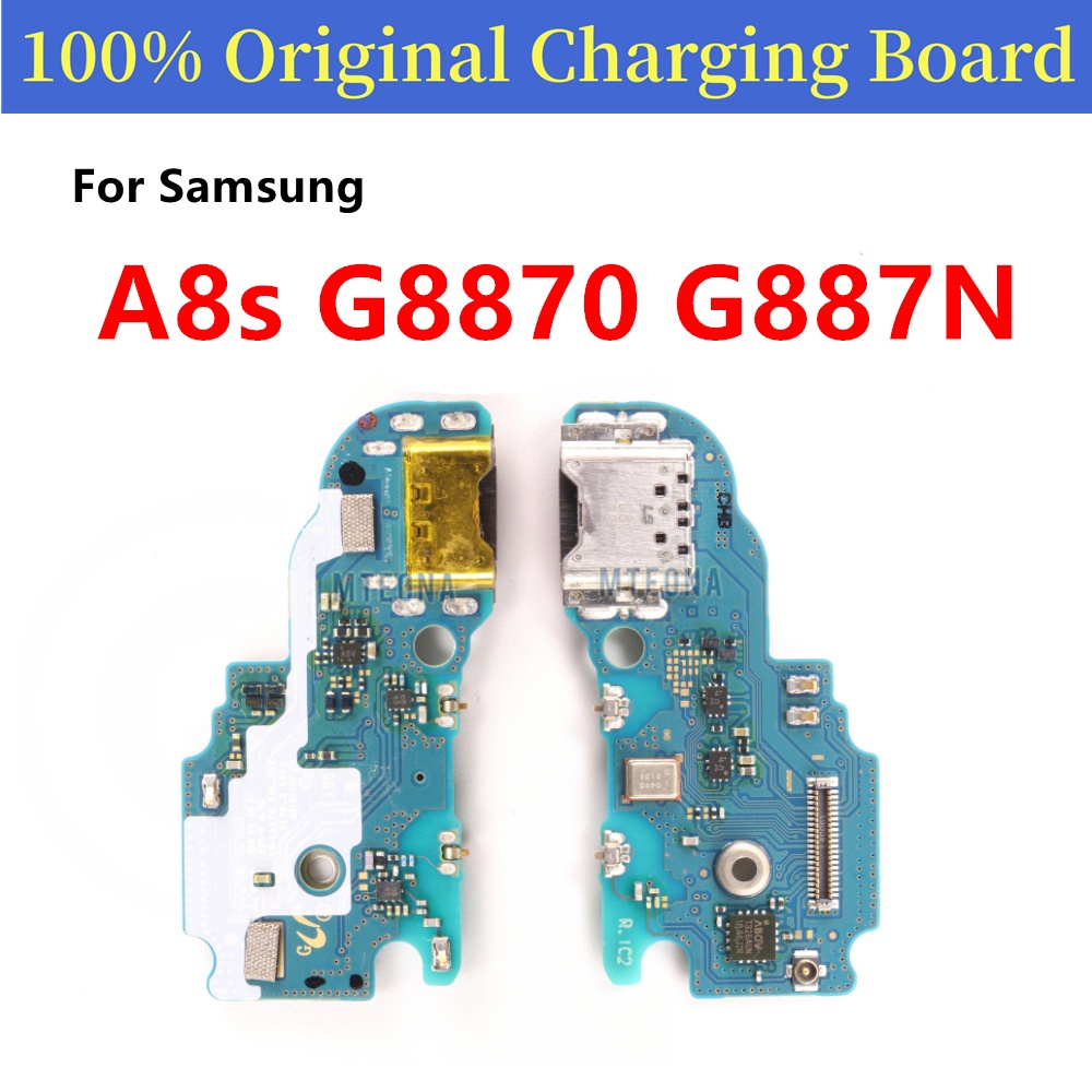 บอร์ดชาร์จ USB สายเคเบิลอ่อน สําหรับ Samsung Galaxy A8S G8870 G887N