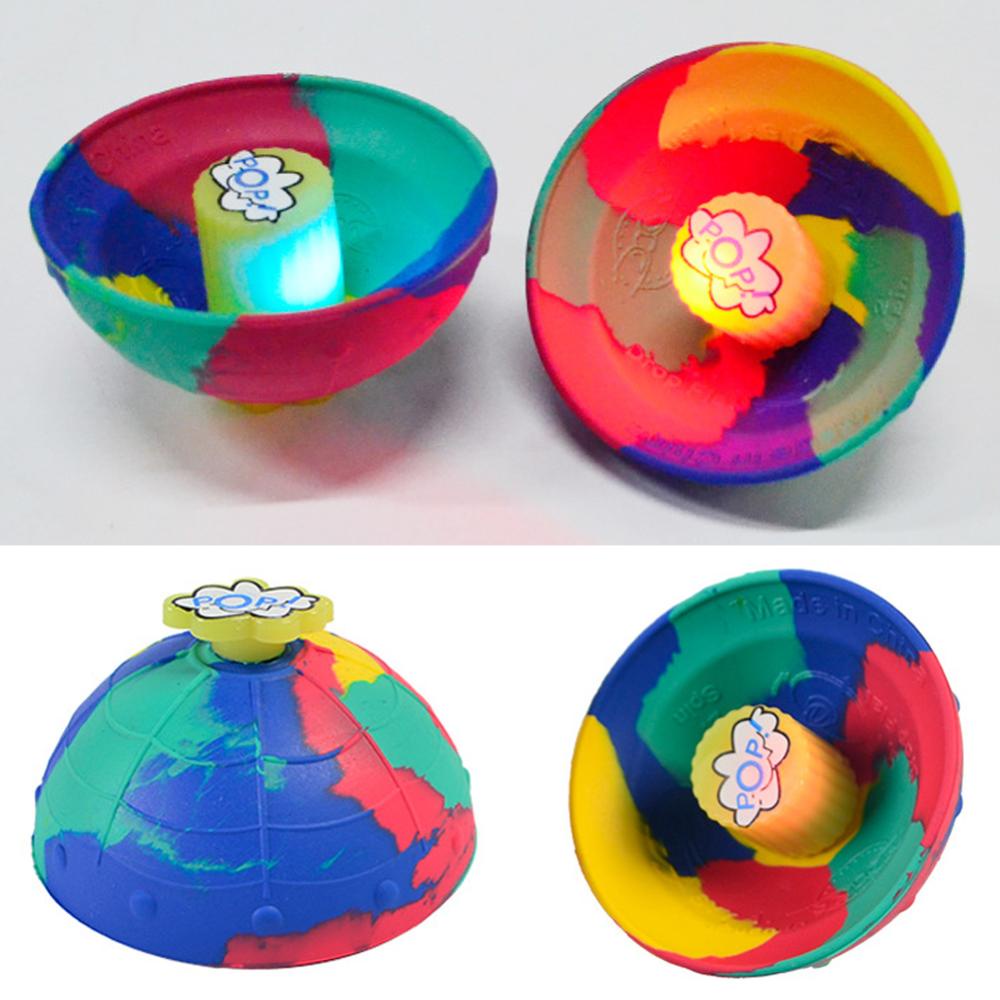 [ForeverYoung] ชามยางเด้ง พร้อมไฟกระโดด แบบยืดหยุ่น ของเล่นบรรเทาความเครียด สําหรับเด็ก A1R3 - รูปที่ 4