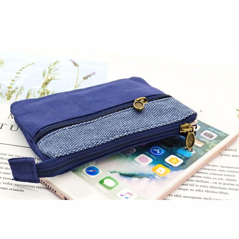 Appear กระเป๋าสตางค์ กระเป๋าใส่เหรียญ ผ้าฝ้าย แบบพกพา สําหรับผู้หญิง - รูปที่ 4