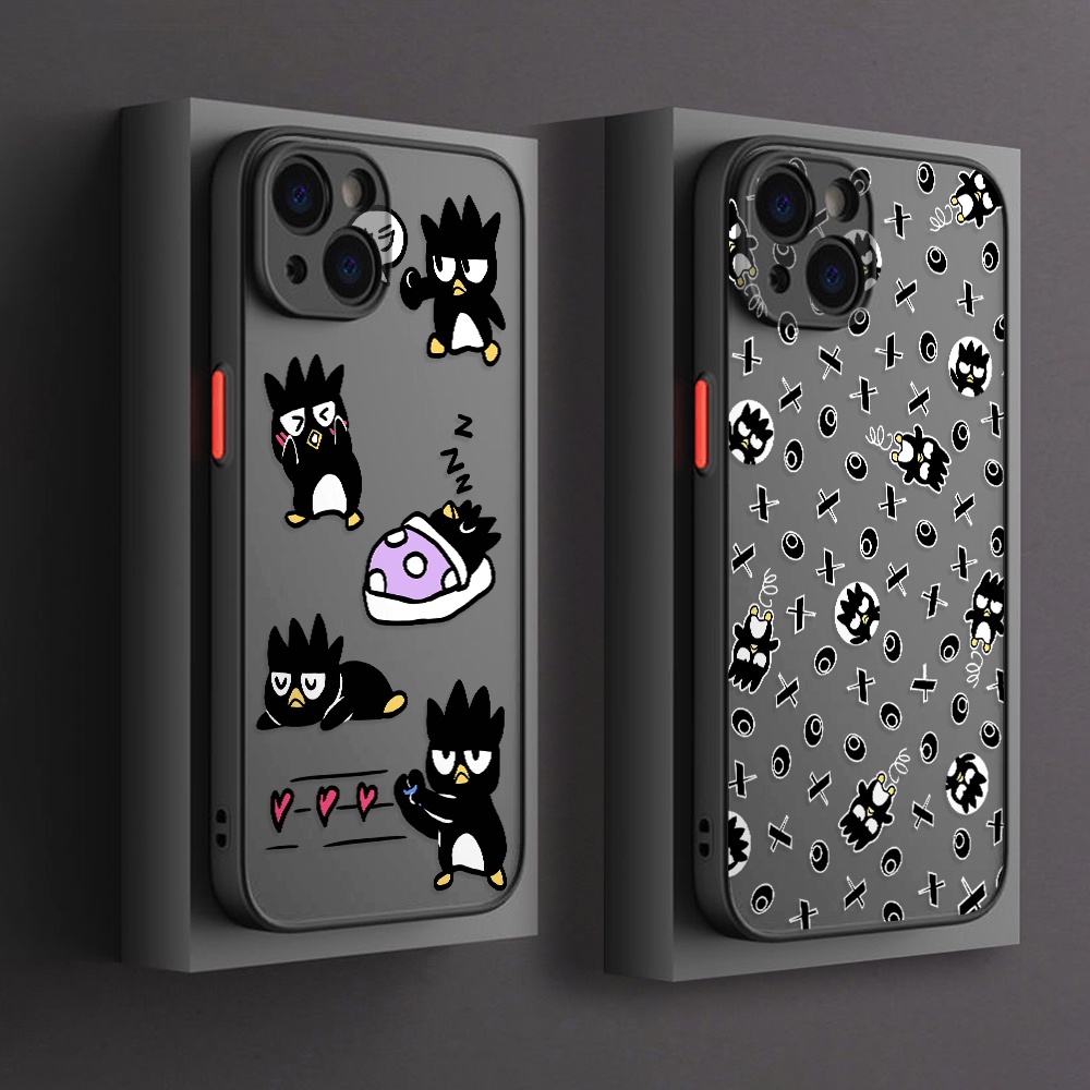 เคสโทรศัพท์มือถือแบบแข็ง โปร่งแสง ผิวด้าน ลาย BAD BADTZ-MARU สีดํา สําหรับ OPPO Reno 3 4 5 6 7 7Z 8 8T SE Pro Plus 4G 5G Reno