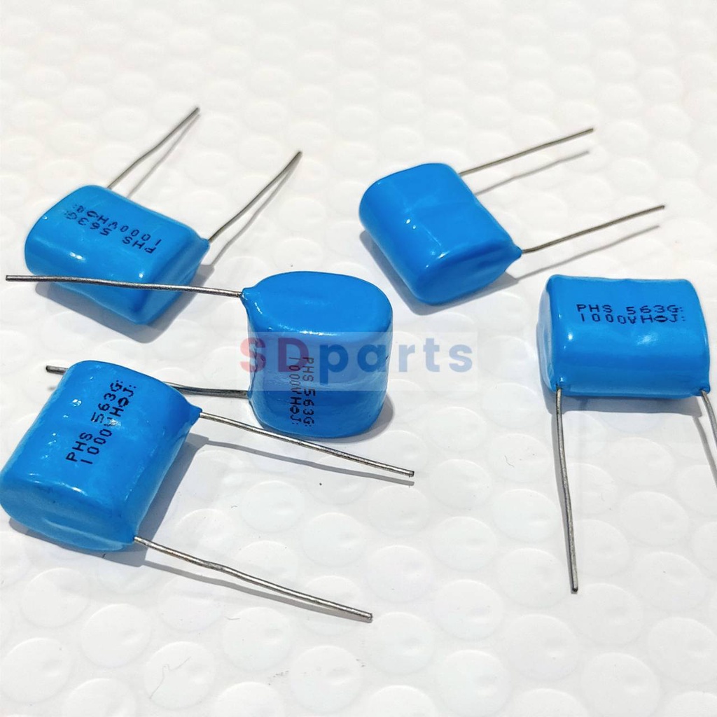 คาปาซิเตอร์ ตัวเก็บประจุ ตัว C ตัวซี ไมล่าร์ ไมล่า Mylar Capacitor PHS 563G 1000V #M-Capacitor (1 ตัว)