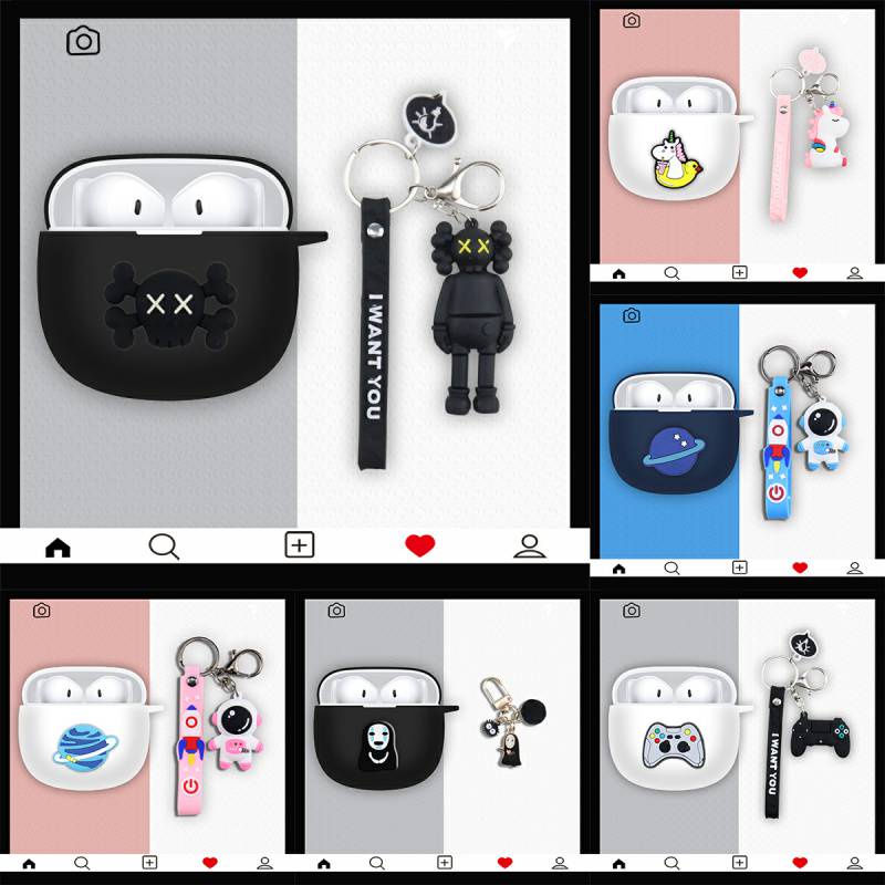 RY16 FOR HONOR Earbuds X6 CASE / Earbuds X5 CASE / LCHSE X5S case Silicone Case Cover  series Dust-p