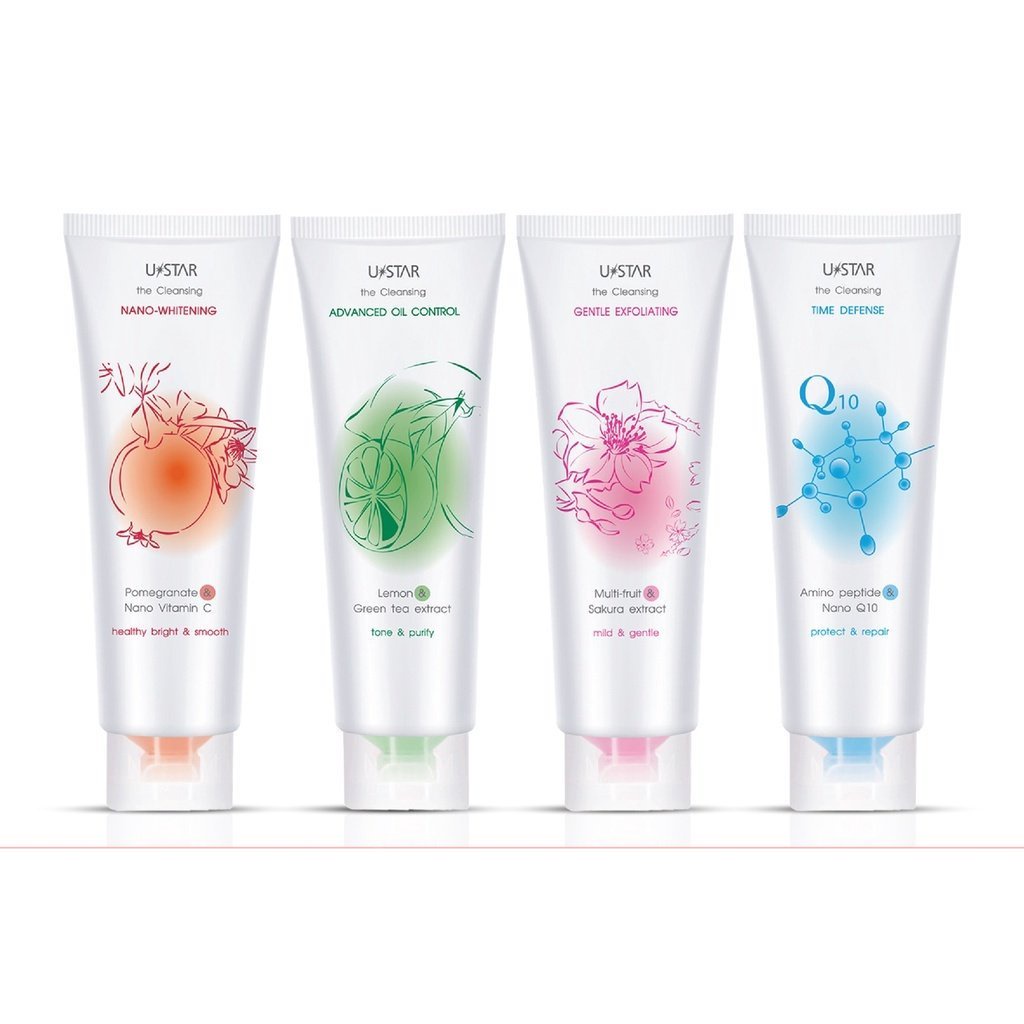 ♦️ของแท้·ส่งด่วน·ถูก♦️Ustar The Cleansing Foam #030xx : ยูสตาร์ เดอะ คลีนซิ่ง โฟมล้างหน้า 4 สูตรผิวสวย x 1 ชิ้น dayse