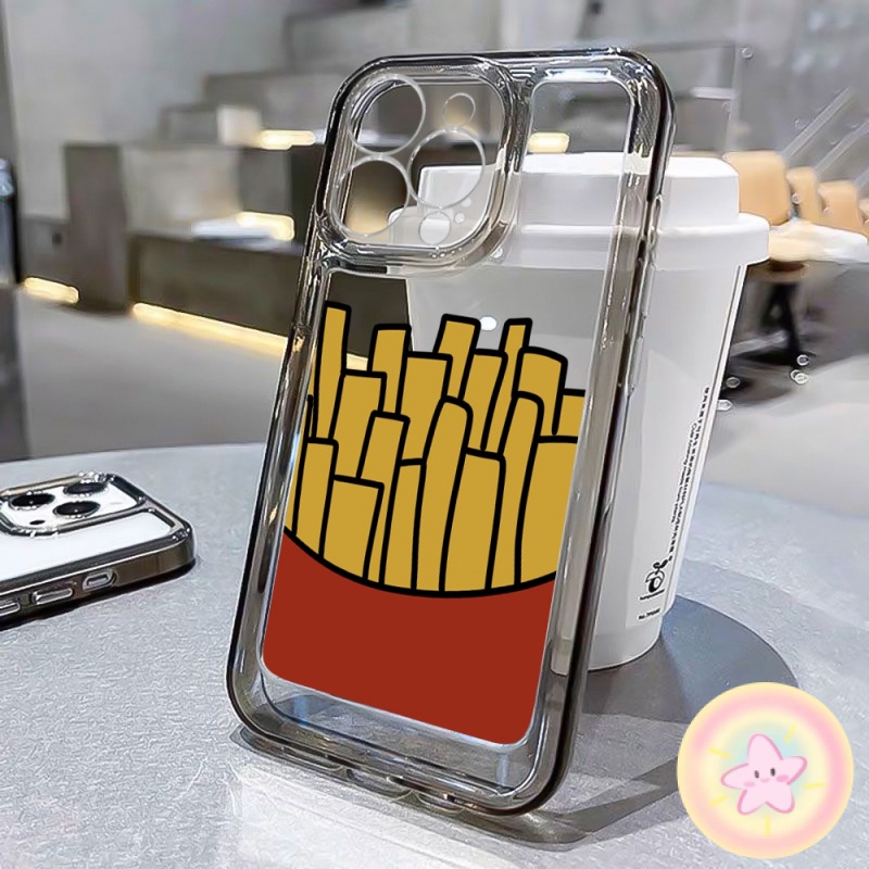 เสิร์ฟมันฝรั่งทอด เคส OPPO A57 A77s A78 A79 5G A98 Reno 7 8 8Z 8T 10 Find X5 Pro realme  8 9i 10T 11