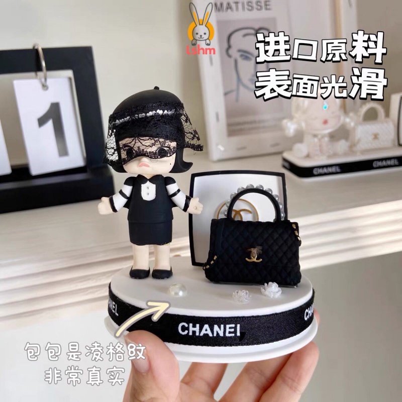 Molly Chanel Style น้ําหอมปรับอากาศ คอนโซลกลางรถยนต์ ของขวัญ สําหรับตกแต่งภายในรถยนต์