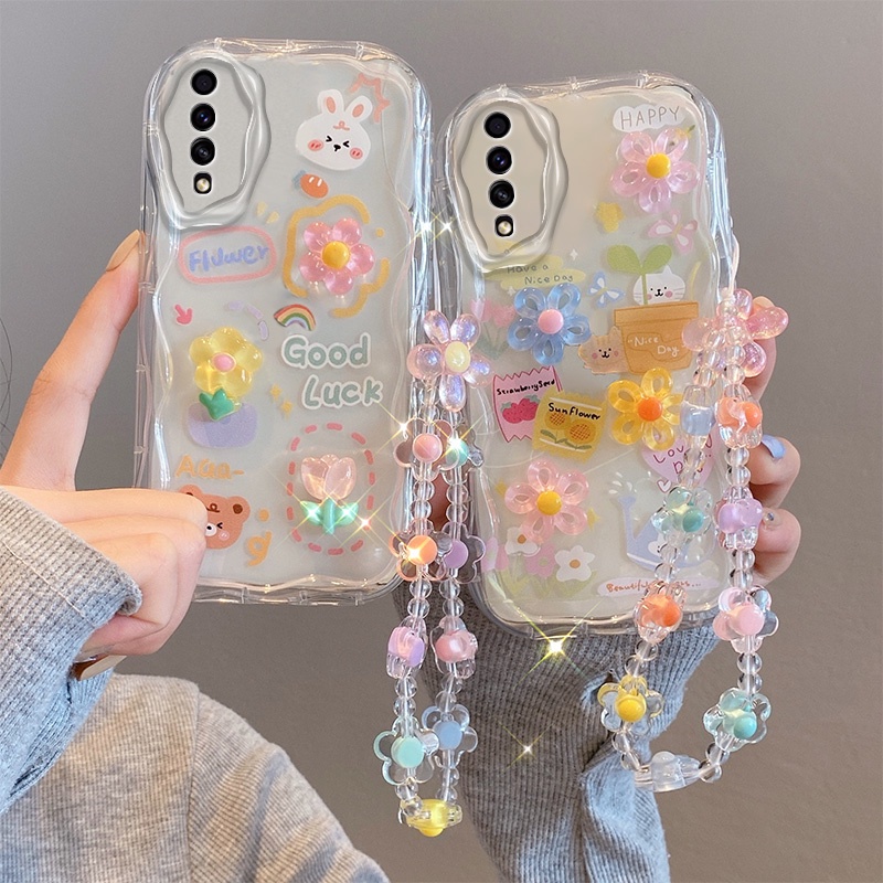 เคส samsung a30s/a50s/a50 เคสโทรศัพท์มือถือ กันกระแทก ลายการ์ตูนครีม 3D น่ารัก แฟชั่น สําหรับ samsung a30s/a50s/a50