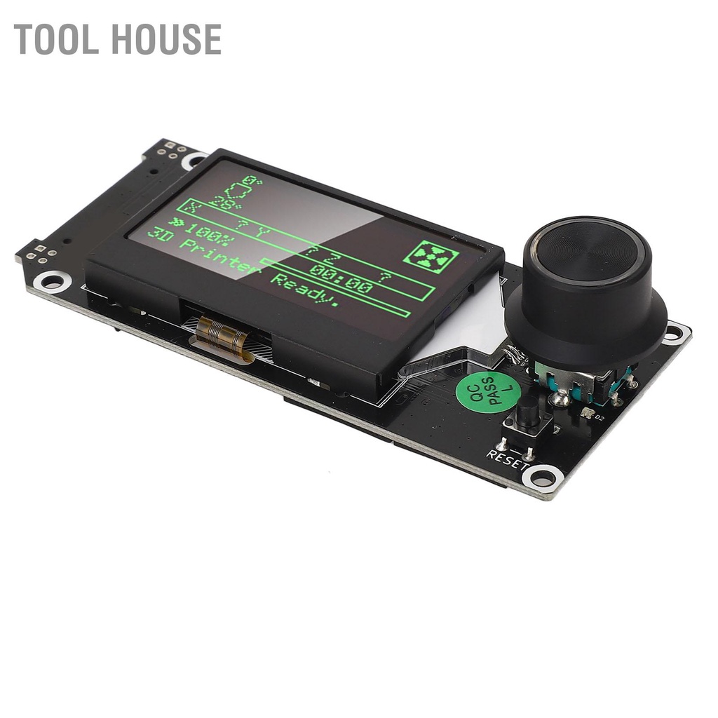 Tool House กราฟิก LCD สมาร์ทบอร์ดควบคุม Mini12864 V3 3D เครื่องพิมพ์ Smart Controller พร้อมช่องเสียบการ์ดและสายเคเบิล