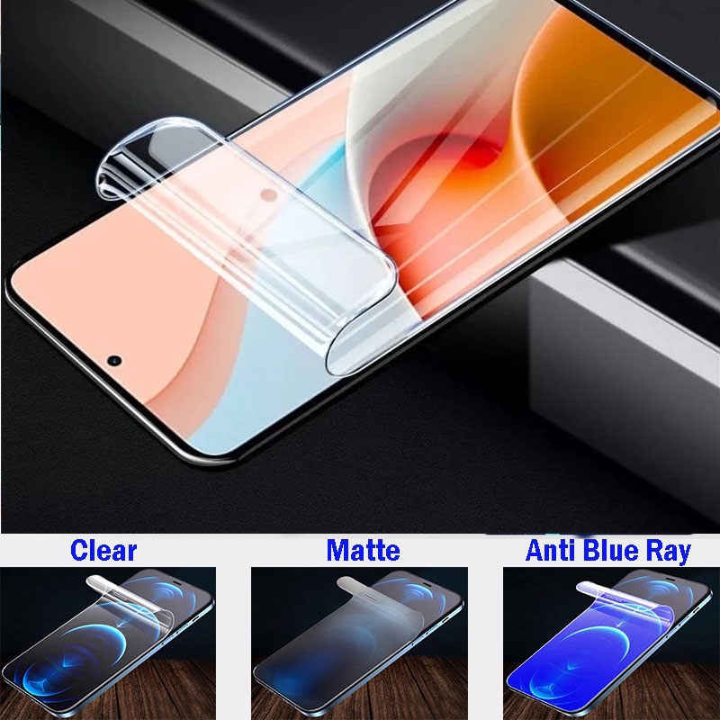 Matte/HD Clear Hydrogel ฟิล์มสําหรับ ONEPLUS 12 11R 12R 10T 10R 9 9RT 9R 8T 7T 6T 8 9 7 10 Pro 6 5 3