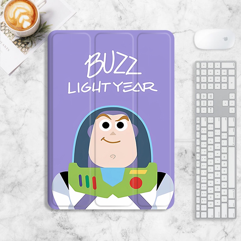 เคส ลาย Toy Story Buzz Lightyear พร้อมช่องใส่ปากกา สําหรับ iPad gen 7 8 9 gen10 iPad air 4 5 mini 1 2 3 4 5 6 pro 11 นิ้ว 2022