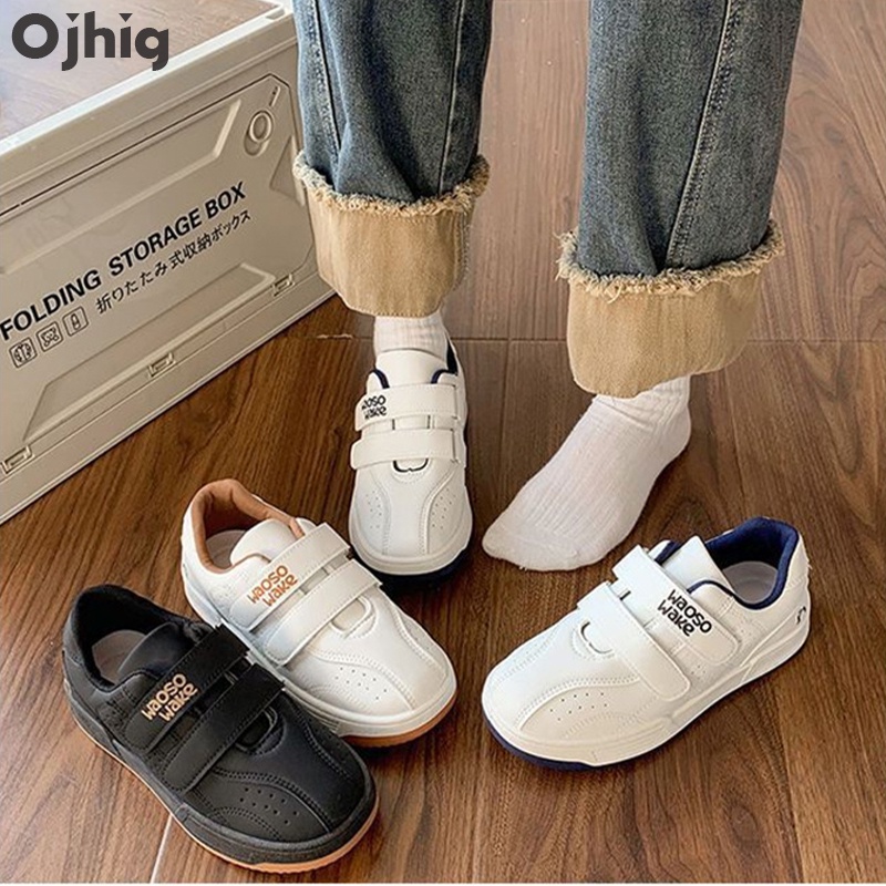 Ojhig รองเท้าผ้าใบลําลอง ระบายอากาศ แฟชั่นสําหรับสตรี