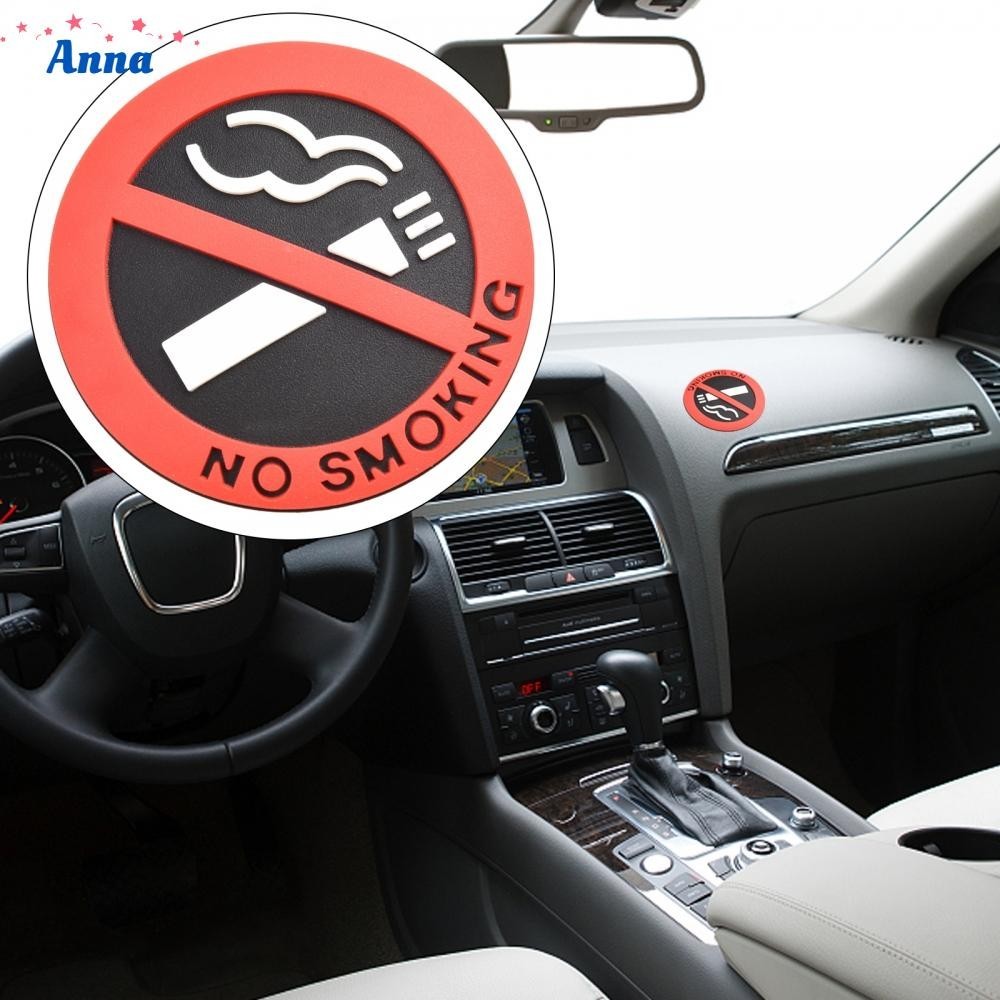 【Anna】Easy to Clean No Smoking Signs for Vehicle Seats Perfect for Every Car Owner