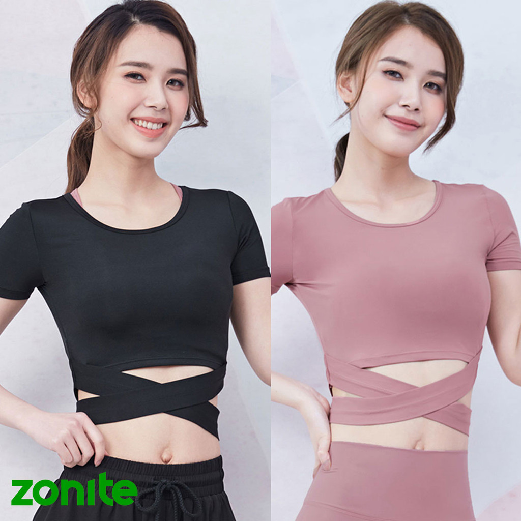 เสื้อครอปข้ามคอ สวมใส่สบาย เหมาะสำหรับวิ่ง
