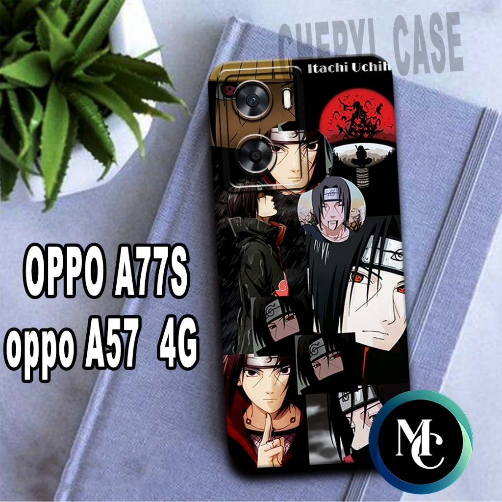 SK10/ เคสยางยืดหยุ่นสําหรับ OPPO A77S และ A57 4G / NARUTO ANIME Motif / เคส OPPO A77S / เคส OPPO A77