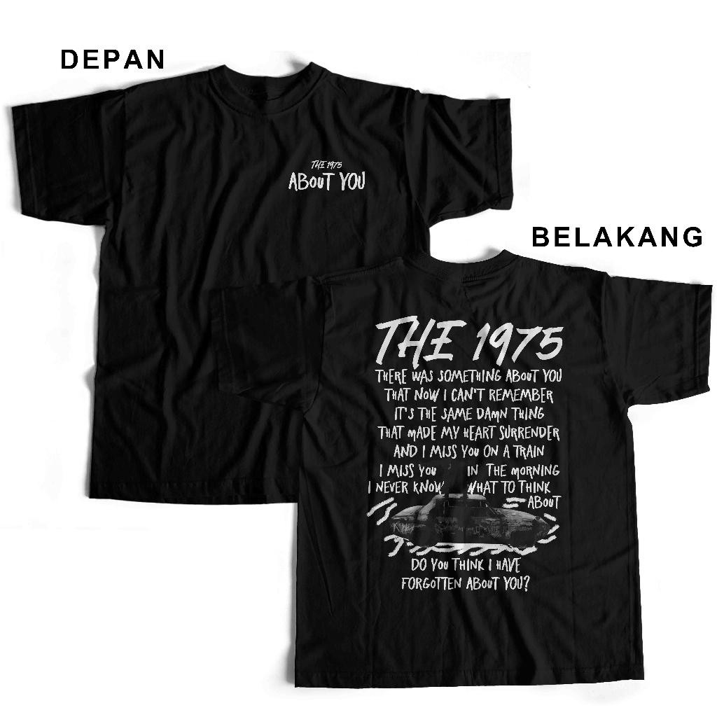 2025 ABOUT YOU THE 1975 เสื้อคุณภาพสูงแฟชั่น street 200gsm เสื้อยืดผ้าฝ้ายหนาหนา