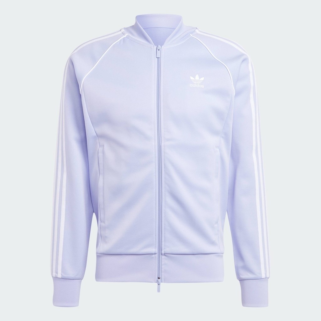 adidas ไลฟ์สไตล์ เสื้อแทรคแจ็คเก็ต Adicolor Classics SST ผู้ชาย สีม่วง IR9889