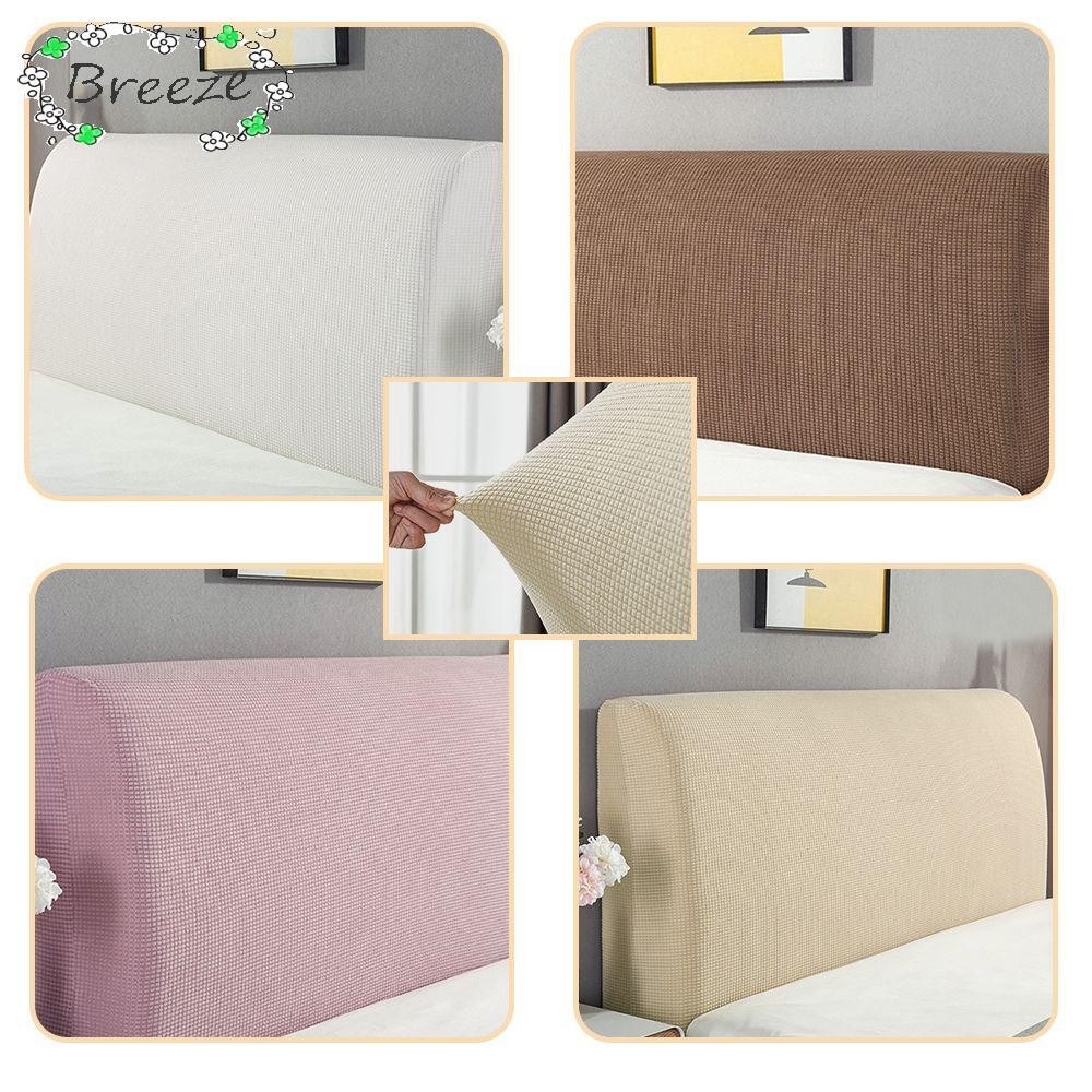 Breeze ผ้าคลุมเตียงหัวเตียงทนทานบ้านสีทึบผ้าคลุมเก้าอี้ด้านหลัง