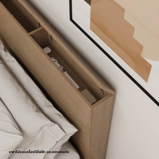 Koncept Furniture เตียงสองชั้น 3.5 ฟุต รุ่น TOMO สีไม้อ่อน (120x220x102 ซม.) แบรนด์ KONCEPT FURNITURE