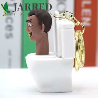 Jarred Skibidi พวงกุญแจชักโครก PVC จี้ตุ๊กตาการ์ตูน Skibidi Man เครื่องประดับ สําหรับของขวัญ