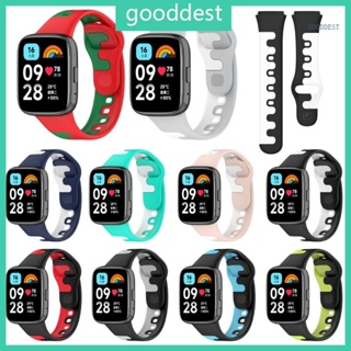 Goo สายนาฬิกาข้อมือซิลิโคน กันเหงื่อ ปรับได้ ปลดไว สําหรับ Watch3 Lite Active