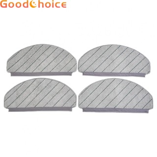 Mopping Pad 4PCS For Ecovacs X1 Plus T10 Plus Parts Polyester Brocade Recyclable