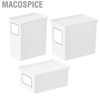 Macospice Laundry  Container Household Detergent Bead Dustproof Storage Box With Cover