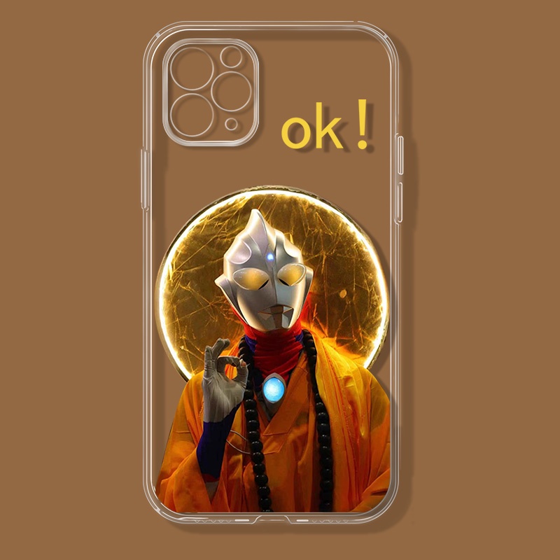 เคสโทรศัพท์มือถือ แบบใส ลายอนิเมะพระพุทธรูป สําหรับ Iphone 14promax 13Pro 11Pro 12mini 8plus 7 6s xr xsmax