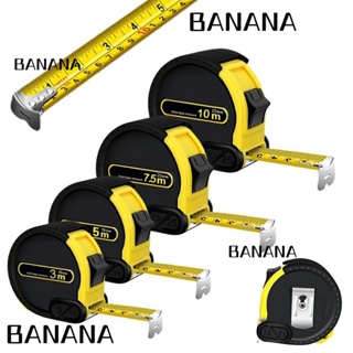 Banana1 เทปวัด ความแม่นยําสูง 3 5 7.5 10 ม. สําหรับงานไม้