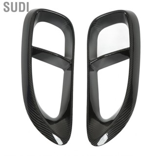 Sudi Side Vent Trim Exterior Accessories UV Resistant Air Decoration Lightweight Sporty Look Carbon Fiber for Auto