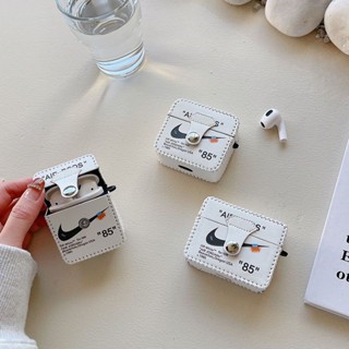 เคสหูฟังบลูทูธไร้สาย ซิลิโคนนิ่ม ลาย Nike แฟชั่น สําหรับ airpods3 1 2 3 pro 2