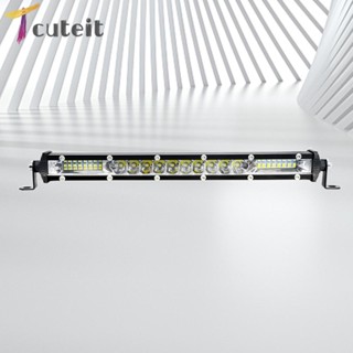 Tcuteit แถบไฟฟลัดไลท์ LED 120W บางมาก สําหรับรถยนต์ รถจี๊ป รถพ่วง กอล์ฟ รถทํางาน