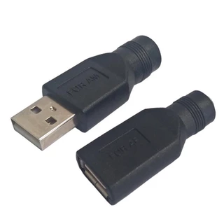 DC หญิงแจ็ค 5.5*2.1 มม.USB 2.0 ชาย mirco ประเภท c ปลั๊กหญิงแจ็ค 5V Connector converter อะแดปเตอร์สําหรับแล็ปท็อป TH23B2