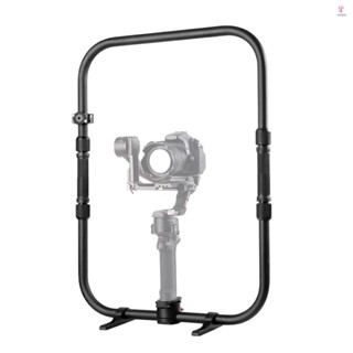 DF DIGITALFOTO Dual Handle Grip Ring - Load Bearing 20KG Stabilizer for DJI RS2/RSC2/Moza Air 2