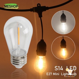 Me หลอดไฟคริสตัล S14 LED E27 2200K สีขาวอบอุ่น สําหรับตกแต่งบ้าน