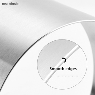 Morn แม่พิมพ์สเตนเลส ทรงกลม ใช้ซ้ําได้ สําหรับทําเค้ก มูส เบเกอรี่ 5 6 8 ซม. EN