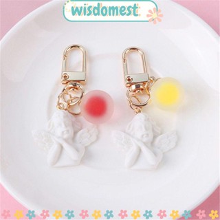 WISDOMEST พวงกุญแจแฟชั่น จี้เจลลี่โครโมสเฟียร์ สําหรับห้อยกระเป๋า