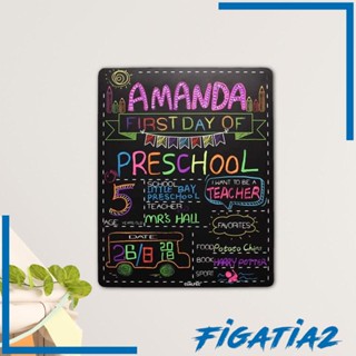 [Figatia2] ป้ายไม้ ลาย First and Last Day of School สําหรับตกแต่งบ้าน ปาร์ตี้