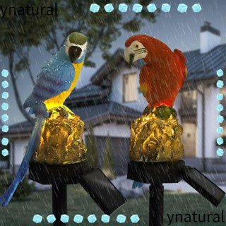 Ynatural โคมไฟพลังงานแสงอาทิตย์ กันน้ํา สําหรับตกแต่งสวน สนามหญ้า นกแก้ว นางฟ้า ดอกไม้